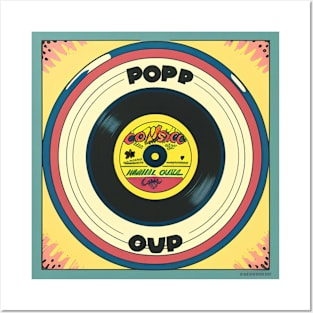 Vintage Pop Art Vinyl LP Posters and Art